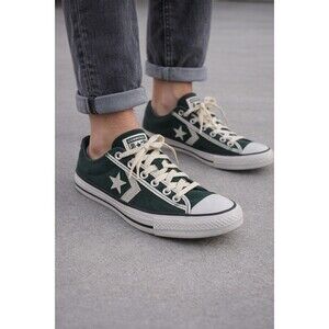 Converse One Star Low Green Canvas Sneakers Lace Up Casual Skate Unisex Shoes...